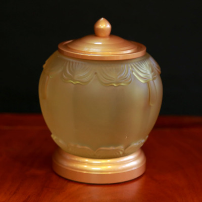 Chén Lưu Ly Viền Hoa, Đế Đồng Vàng, Nhiều Kích Cỡ