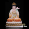Bộ Tượng Tây Phương Tam Thánh Bằng Bột Đá Vẽ Gấm, Cao 30cm, 40cm, 48cm - ảnh 3