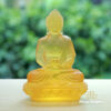 Bộ Tây Phương Tam Thánh Bằng Lưu Ly, Màu Vàng, Để Xe Hơi, Để Bàn Làm Việc, Cao 15cm - ảnh 1