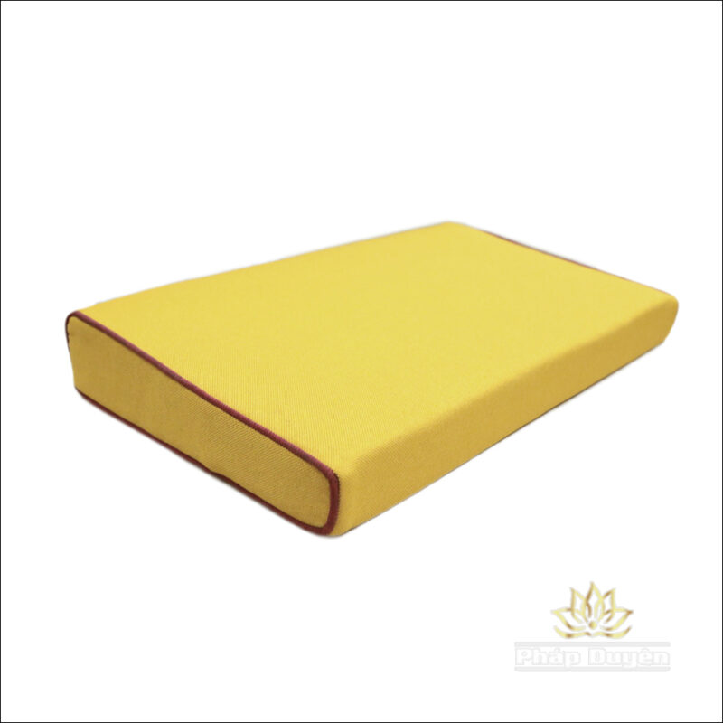Đệm Dốc Ngồi Thiền, Ruột Xơ Dừa, Mầu Vàng, Kích Thước 30cm x 50cm - Ảnh 2