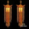 Đôi Lọng Treo Bằng Hợp Kim Mạ Vàng, Cao 1m, 1.2m, 1.6m - ảnh 1