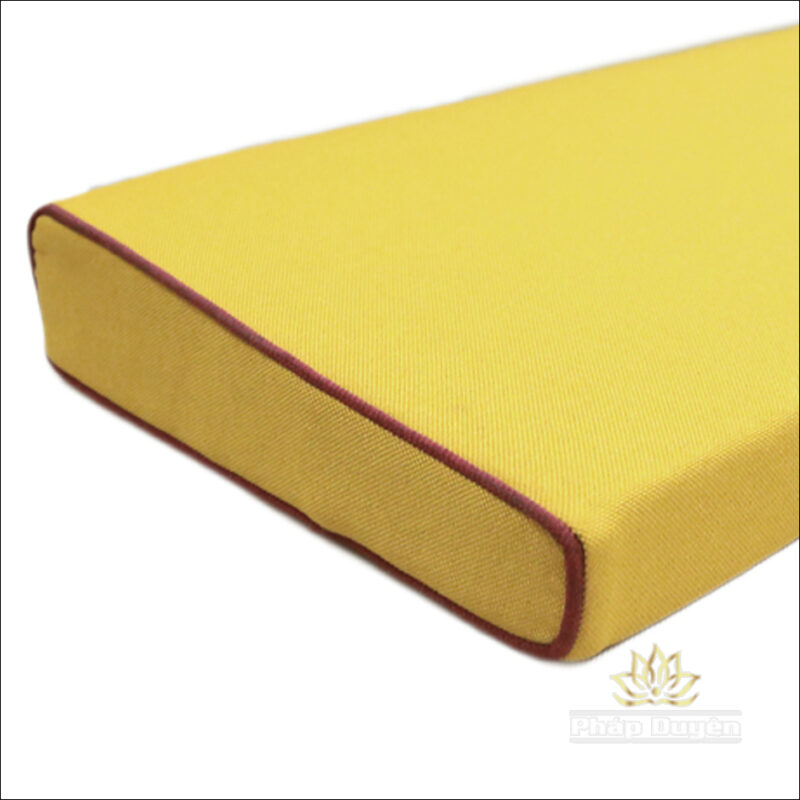 Đệm Dốc Ngồi Thiền, Ruột Xơ Dừa, Mầu Vàng, Kích Thước 30cm x 50cm - Ảnh 3