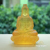Bộ Tây Phương Tam Thánh Bằng Lưu Ly, Màu Vàng, Để Xe Hơi, Để Bàn Làm Việc, Cao 15cm - ảnh 5