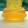Bộ Tây Phương Tam Thánh Bằng Lưu Ly, Màu Vàng, Để Xe Hơi, Để Bàn Làm Việc, Cao 15cm - ảnh 8