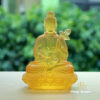 Bộ Tây Phương Tam Thánh Bằng Lưu Ly, Màu Vàng, Để Xe Hơi, Để Bàn Làm Việc, Cao 15cm - ảnh 9