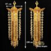 Đôi Lọng Treo Bằng Hợp Kim Mạ Vàng, Cao 1m, 1.2m, 1.6m - ảnh 7