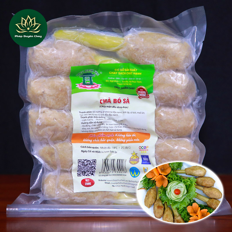Chả Bó Sả Chay Chúc Hạnh, Gói 250g - ảnh 8