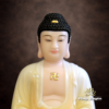 Tượng Bổn Sư Thích Ca Mâu Ni Phật Ngồi Đài Sen, Bột Đá Sơn Màu, Nhiều Kích Thước - ảnh 1