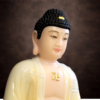 Tượng Bổn Sư Thích Ca Mâu Ni Phật Ngồi Đài Sen, Bột Đá Sơn Màu, Nhiều Kích Thước - ảnh 2