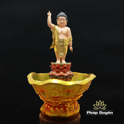 Alternative view of Chậu Tắm Phật Hoa Sen Viền Nổi Size Lớn, Chất Liệu Composite, Đường Kính 95cm, Cao 50cm