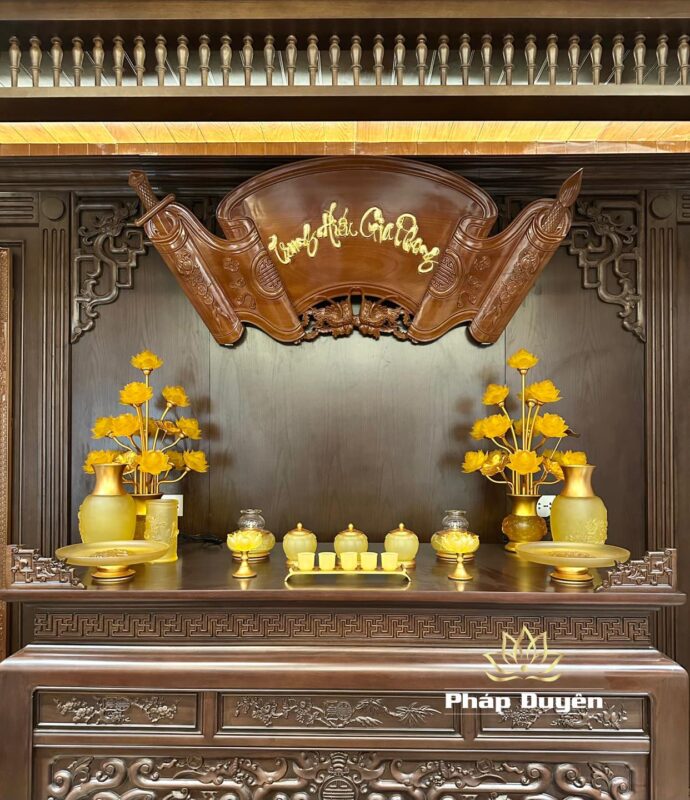 Tượng Phật A Di Đà Ngồi Đài Sen Lá Đề Bột Đá Cẩm Thạch Màu Thiên Thanh | Nhiều Kích Thước