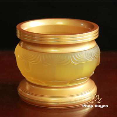 Alternative view of Bộ Đồ Thờ Lưu Ly Cao Cấp, Bọc Đồng