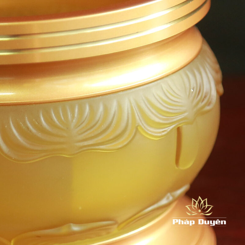 Bộ Đồ Thờ Lưu Ly Cao Cấp, Bọc Đồng - Ảnh 3