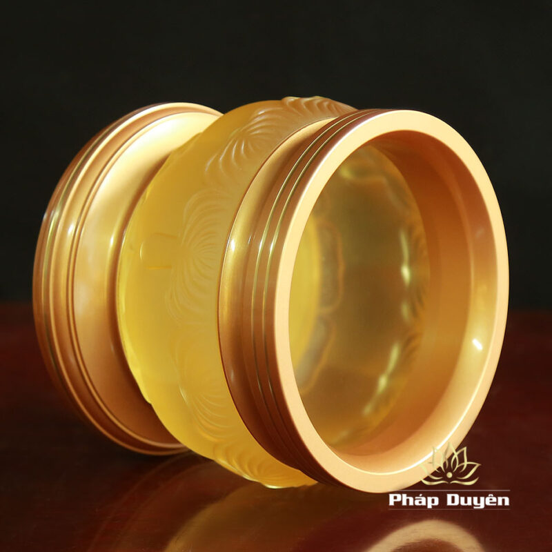 Bộ Đồ Thờ Lưu Ly Cao Cấp, Bọc Đồng - Ảnh 4