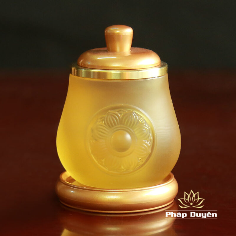 Bộ Đồ Thờ Lưu Ly Cao Cấp, Bọc Đồng - Ảnh 5