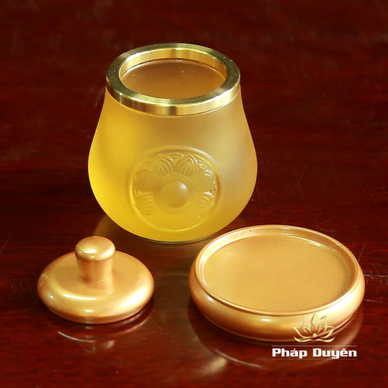 Bộ Đồ Thờ Lưu Ly Cao Cấp, Bọc Đồng - Ảnh 6