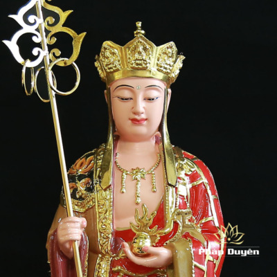 Alternative view of Tượng Đức Địa Tạng Vương Đứng, Chất Liệu Composit, Cao 40cm