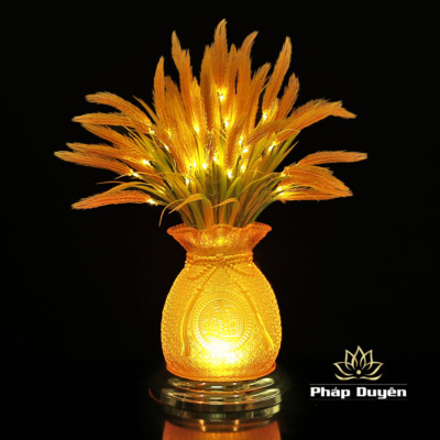 Alternative view of Đèn Bình Bông Lúa Chiêu Tài Tiến Bảo Thịnh Vượng, Cao 70cm (giá 1 chiếc)