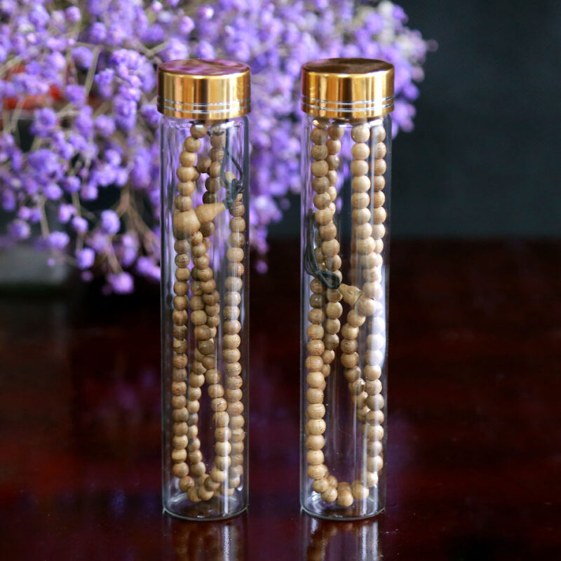 Chuỗi Vòng 108 Hạt Trầm Hương Mã Lai, Kích Thước 5mm, 6mm