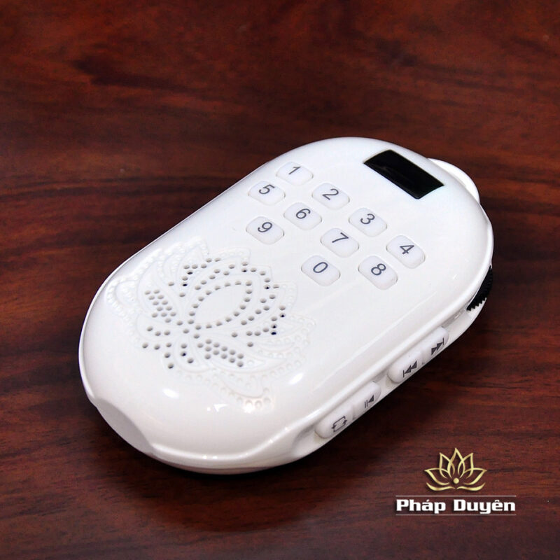 Máy Nghe Pháp Mp3 Hình Ovan, Có Màn Hình Led Và Nút Chọn Bài - Ảnh 3