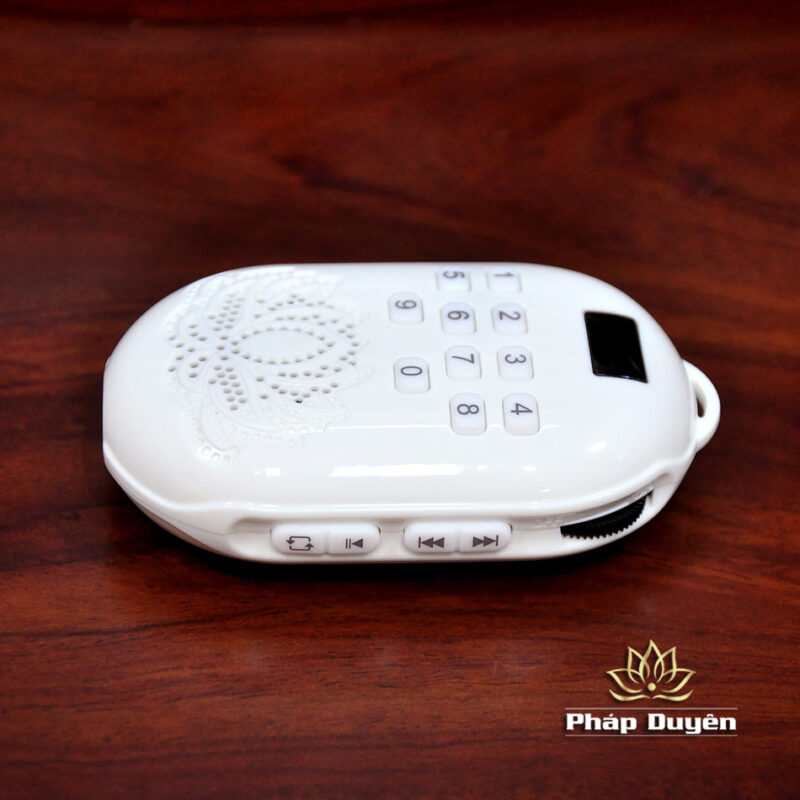 Máy Nghe Pháp Mp3 Hình Ovan, Có Màn Hình Led Và Nút Chọn Bài - Ảnh 4