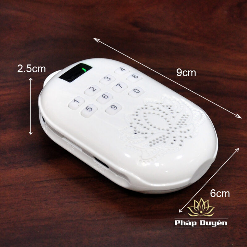 Máy Nghe Pháp Mp3 Hình Ovan, Có Màn Hình Led Và Nút Chọn Bài - Ảnh 6