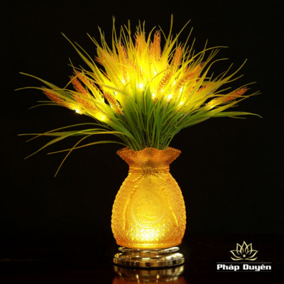 Alternative view of Đèn Bình Bông Lúa Chiêu Tài Tiến Bảo Thịnh Vượng, Cao 60cm (giá 1 chiếc)