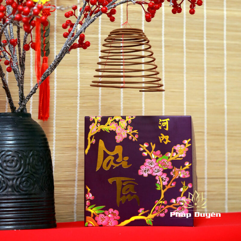 Hương Vòng Trầm Thảo Mộc, Cháy 2 Ngày, 15 vòng/hộp - Ảnh 2