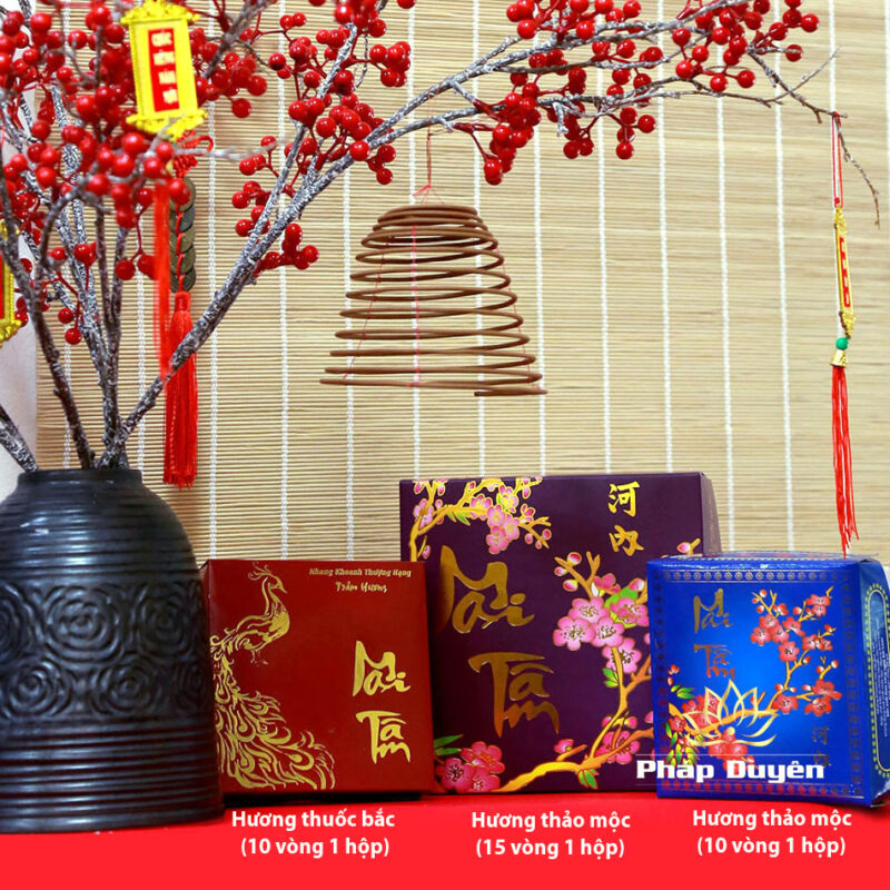 Hương Vòng Trầm Thuốc Bắc, Cháy 24h, 10 vòng/hộp - Ảnh 5