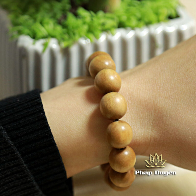 Chuỗi Vòng Đeo Tay Bằng Gỗ Chiên Đàn Hương, Nhiều Kích Thước - Ảnh 3