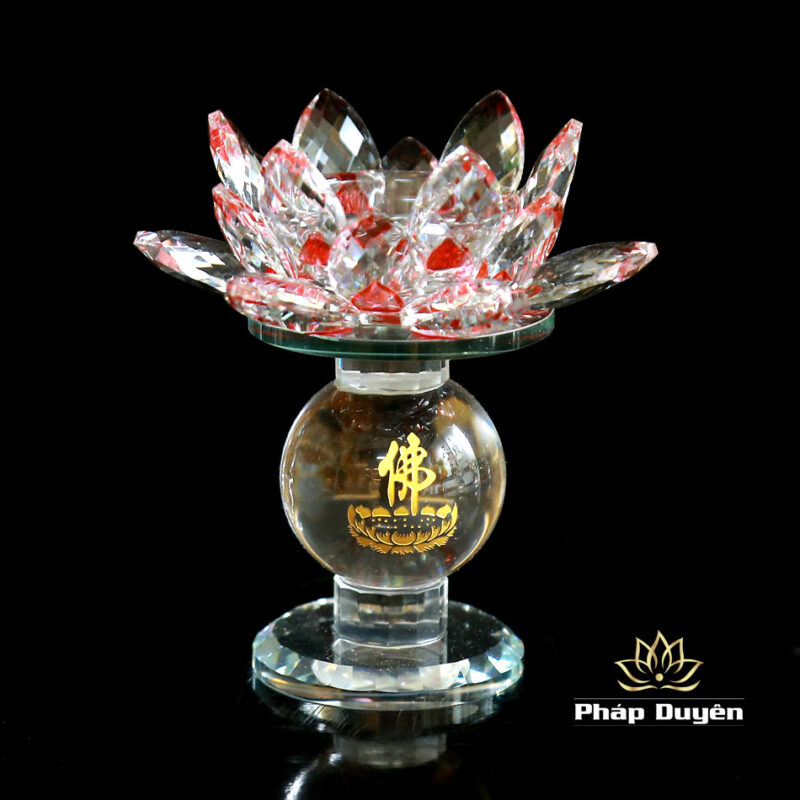 Đế Nến Hoa Sen Chân Cao, Nhiều Mầu Cao 12cm (Giá Tính Cho Một Chiếc) - Ảnh 3