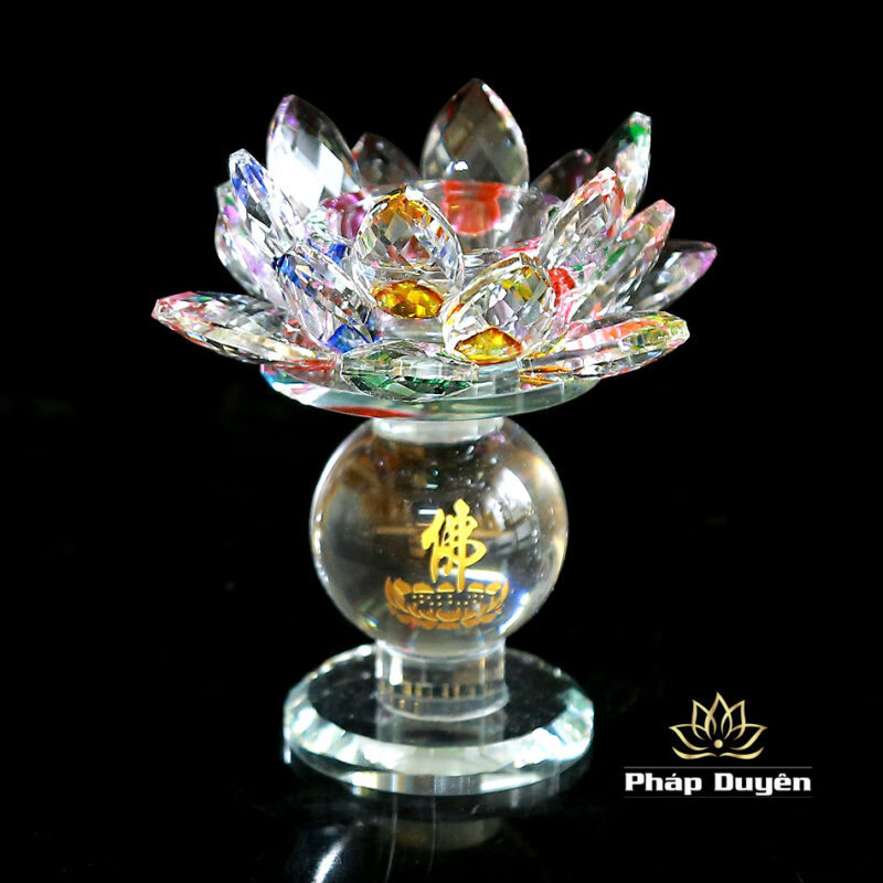 Đế Nến Hoa Sen Chân Cao, Nhiều Mầu Cao 12cm (Giá Tính Cho Một Chiếc) - Ảnh 5