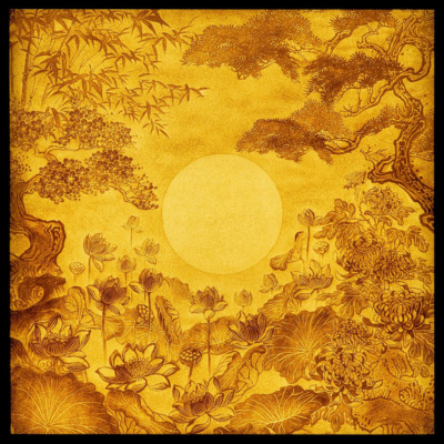 Tranh Điện Tứ Thời An Yên Bằng Giấy Dừa Cao Cấp, Nhiều Kích Thước