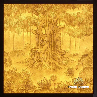 Alternative view of Tranh Điện Gốc Bồ Đề Bằng Giấy Dừa Cao Cấp, Nhiều Kích Thước