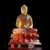 Tượng Đức Phật Thích Ca Mâu Ni Bằng Lưu Ly, Cao 12cm