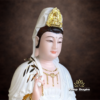 Tượng Quan Âm Bồ Tát, Chất Liệu Bột Đá Trắng, Cao 30cm - 66cm - ảnh 2