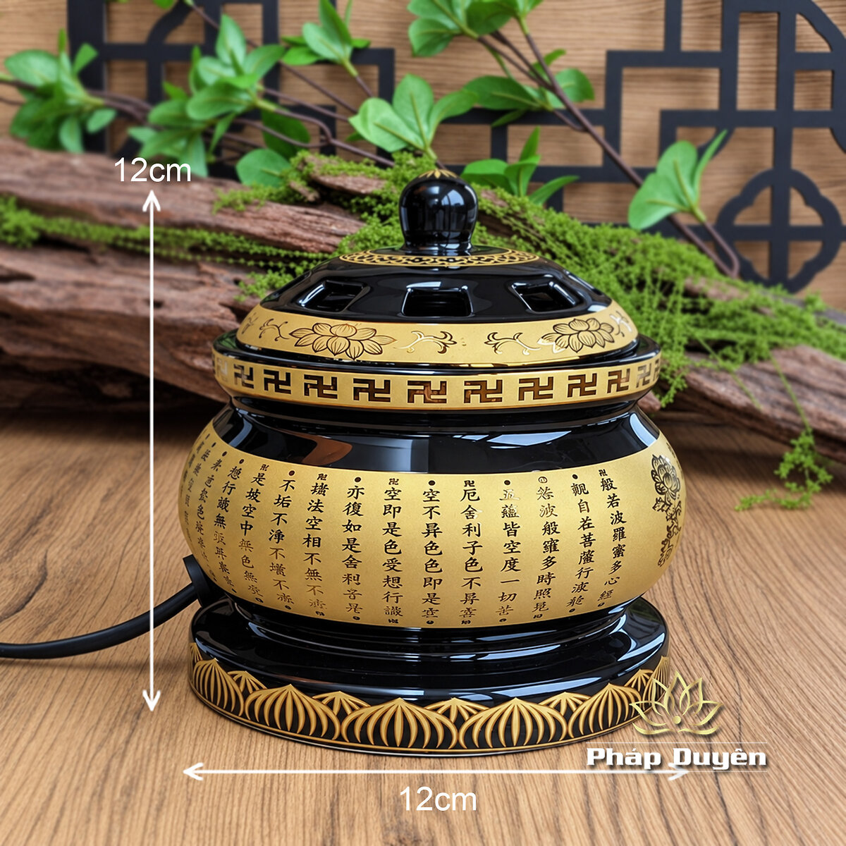 Lư Xông Trầm Bằng Điện, Hình Bát Nhã Tâm Kinh - ảnh 8