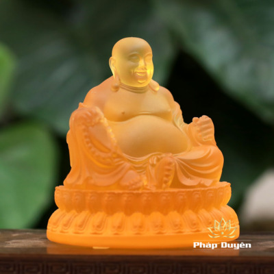 Alternative view of Tượng Để Xe Hình Đức Phật Di Lặc, Cao 10.5cm