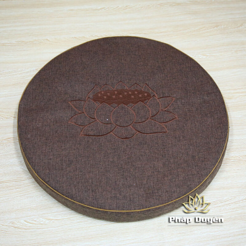 Bồ Đoàn Thêu Hoa Sen Màu Nâu, Kích Thước 49*6cm, 58*6cm - Ảnh 5