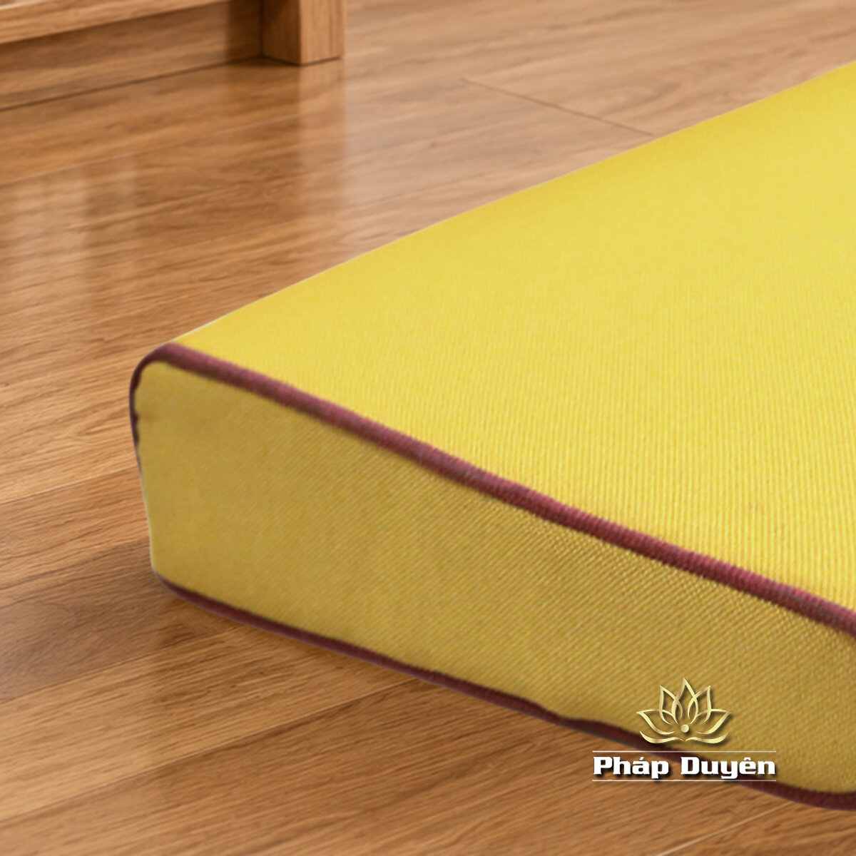 Đệm Dốc Ngồi Thiền, Ruột Xơ Dừa, Mầu Vàng, Kích Thước 30cm x 50cm - ảnh 9