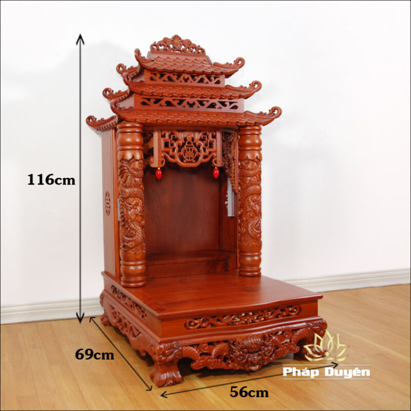 Ban Thờ Thần Tài Thổ Địa “Đại Cát”, KT 56*69*116cm - Ảnh 11