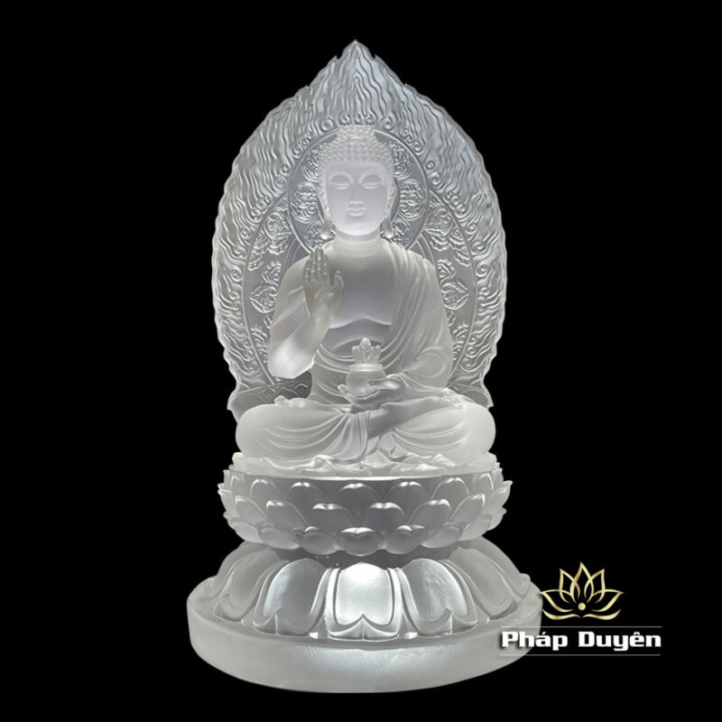 Bộ Tượng Dược Sư Bằng Lưu Ly, Cao 50cm, 73cm - Ảnh 10