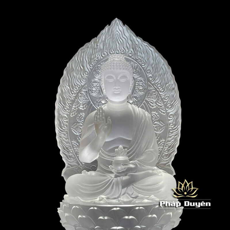 Bộ Tượng Dược Sư Bằng Lưu Ly, Cao 50cm, 73cm - Ảnh 12