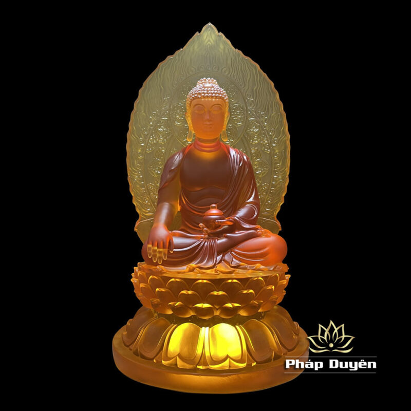 Bộ Tượng Dược Sư Bằng Lưu Ly, Cao 50cm, 73cm - Ảnh 14