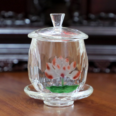 Cốc Nước Thờ, Bằng Thủy Tinh, Cao 8.5cm