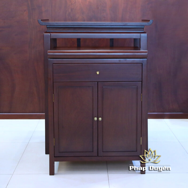 Bộ Ban Thờ Gia Tiên / Bàn Thờ Phật, Bằng Gỗ Gụ, Nhiều Kích Thước - Ảnh 3