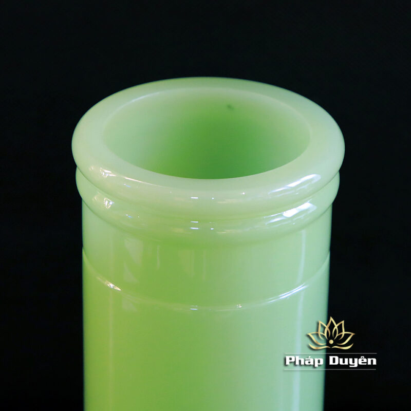 Ống Hương Bắng Đá Lưu Ly, Màu Xanh Ngọc, Cao 20cm - Ảnh 3