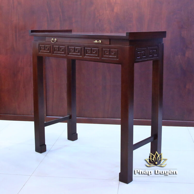 Bộ Ban Thờ Gia Tiên / Bàn Thờ Phật, Bằng Gỗ Gụ, Nhiều Kích Thước - Ảnh 5