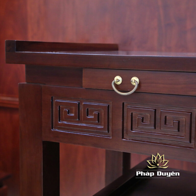 Bộ Ban Thờ Gia Tiên / Bàn Thờ Phật, Bằng Gỗ Gụ, Nhiều Kích Thước - Ảnh 6