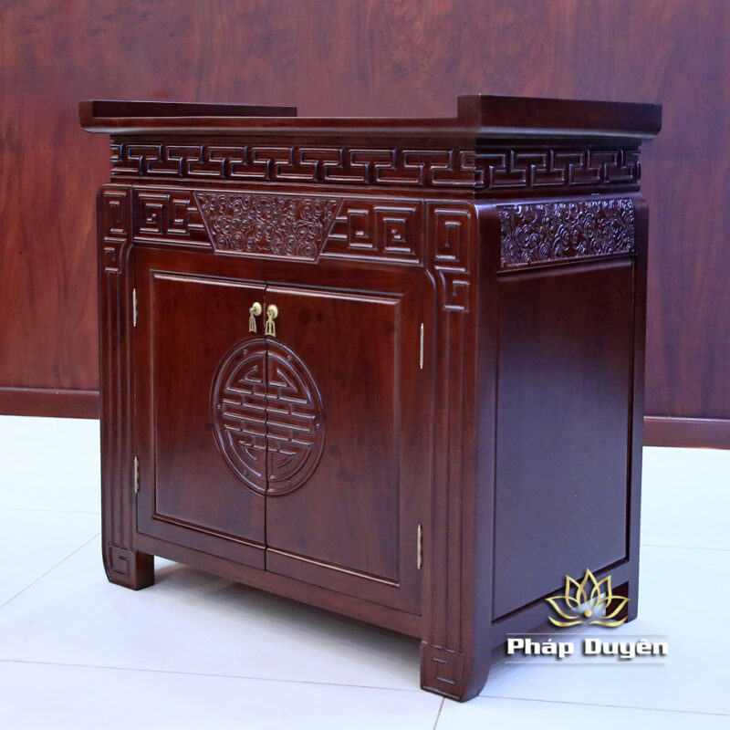 Bộ Ban Thờ Gia Tiên / Bàn Thờ Phật, Bằng Gỗ Gụ, Nhiều Kích Thước - Ảnh 10